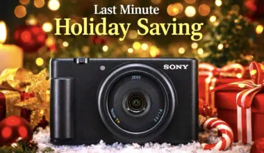 Sony ZV 1F Is Now Available at a Lower Holiday Price on Amazon