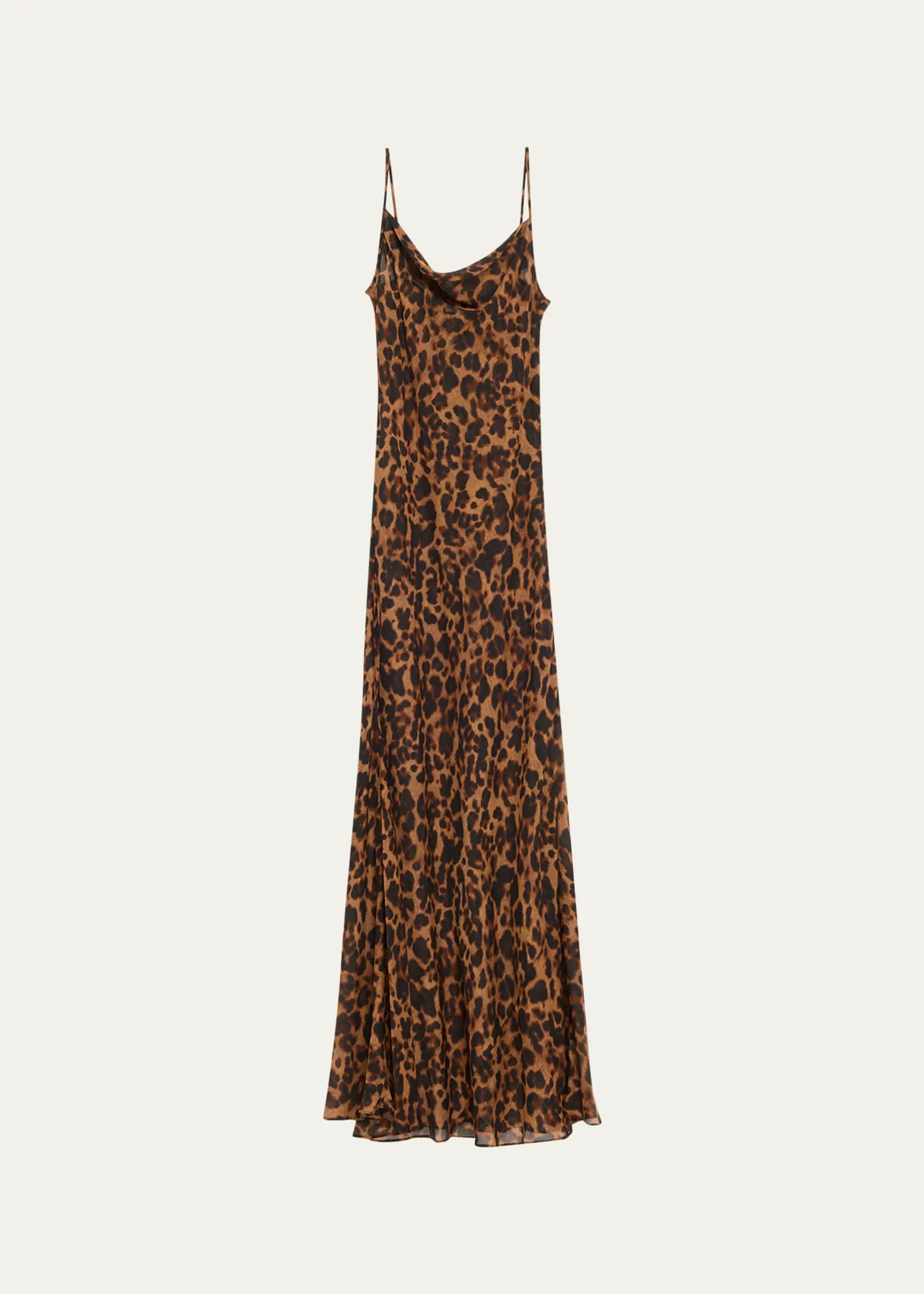 L'Agence, Leopard Christine Maxi Slip Dress