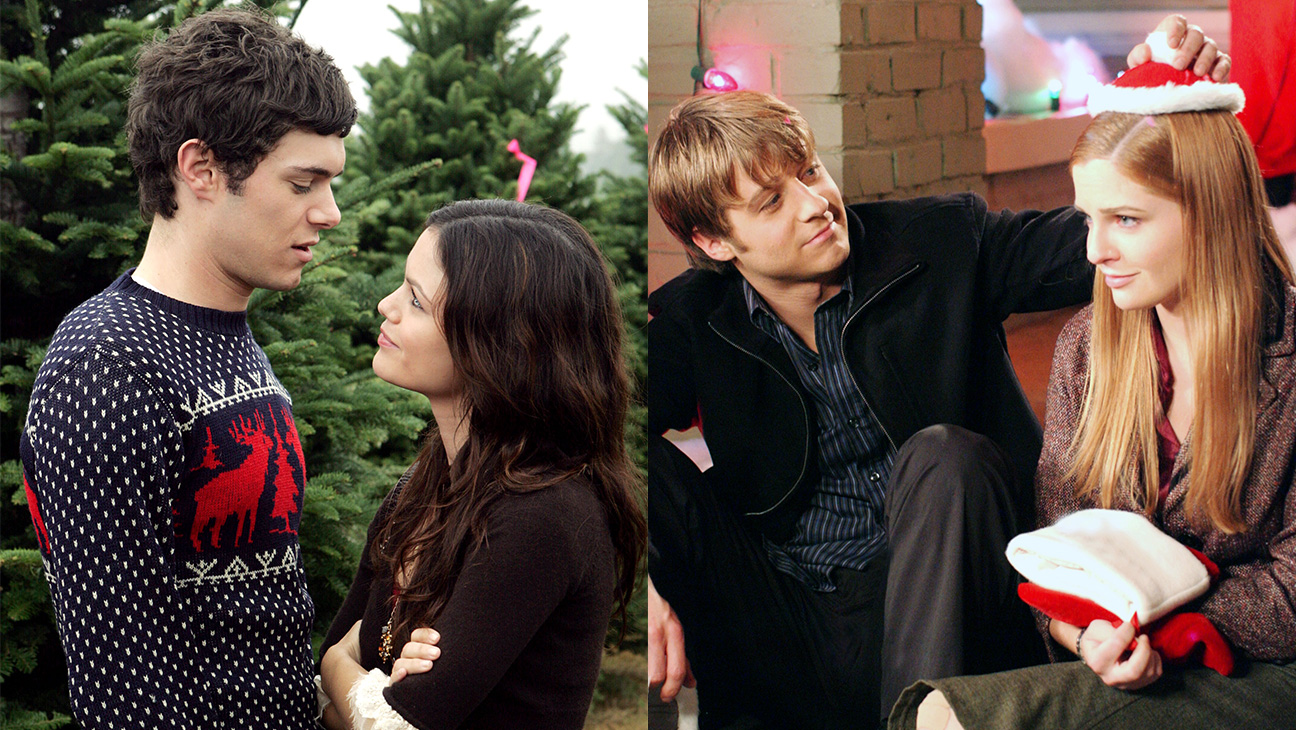 Adam Brody, Rachel Bilson and Benjamin McKenzie, Shannon Lucio in The OC Chrismukkah episodes