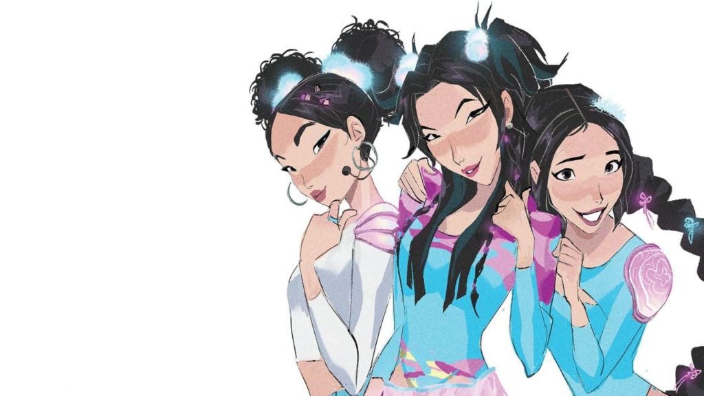 The Sunlight Sister concept art from Kpop Demon Hunters art book