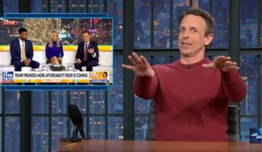 Seth Meyers Scolds Fox News for Yelling at Voters to Be Nice to Trump