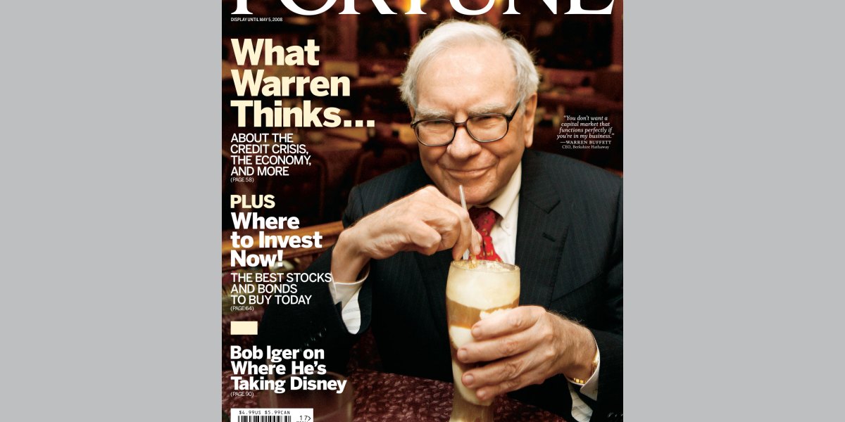 Warren Buffett: Business titan and cover star