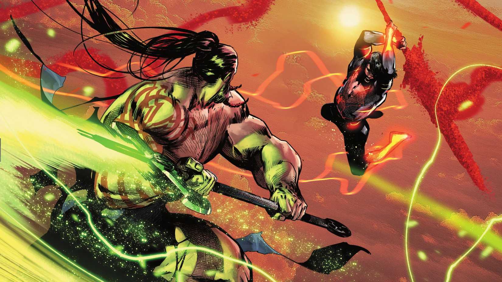 Absolute Superman Turns Cape Into Sword