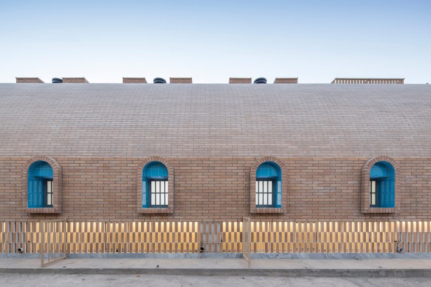 Brick community space in Iran by Song Architects