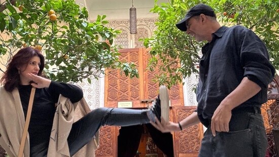 Akshay Kumar wished his wife, Twinkle Khanna, on her birthday with a new photo.