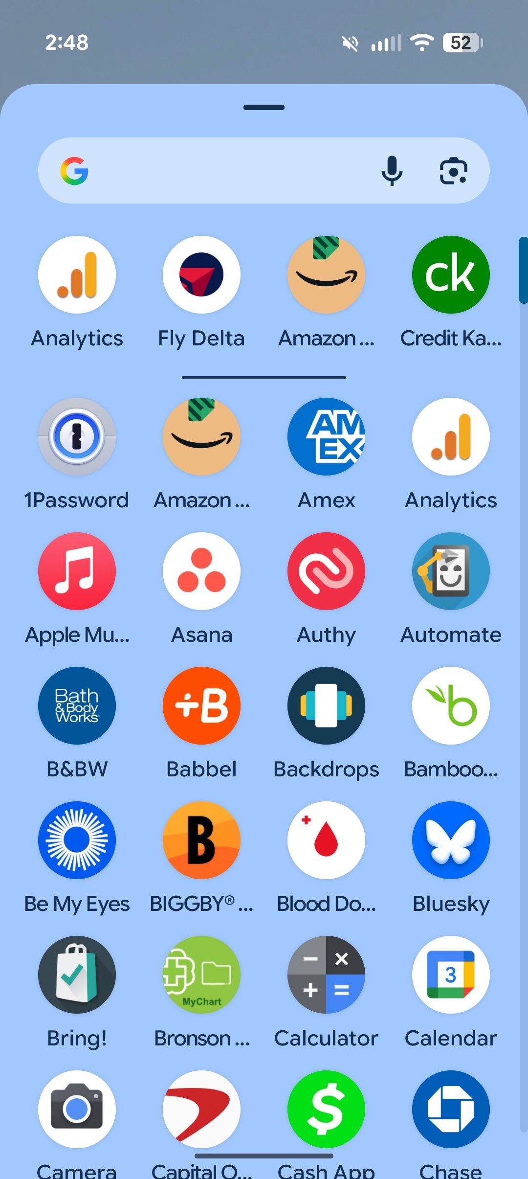 Background blur effect disabled on a Pixel running Android 16 QPR2.