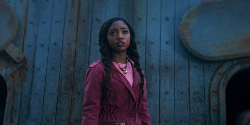 Annabeth looks upset while aboard a ship in Percy Jackson and the Olympians season 2