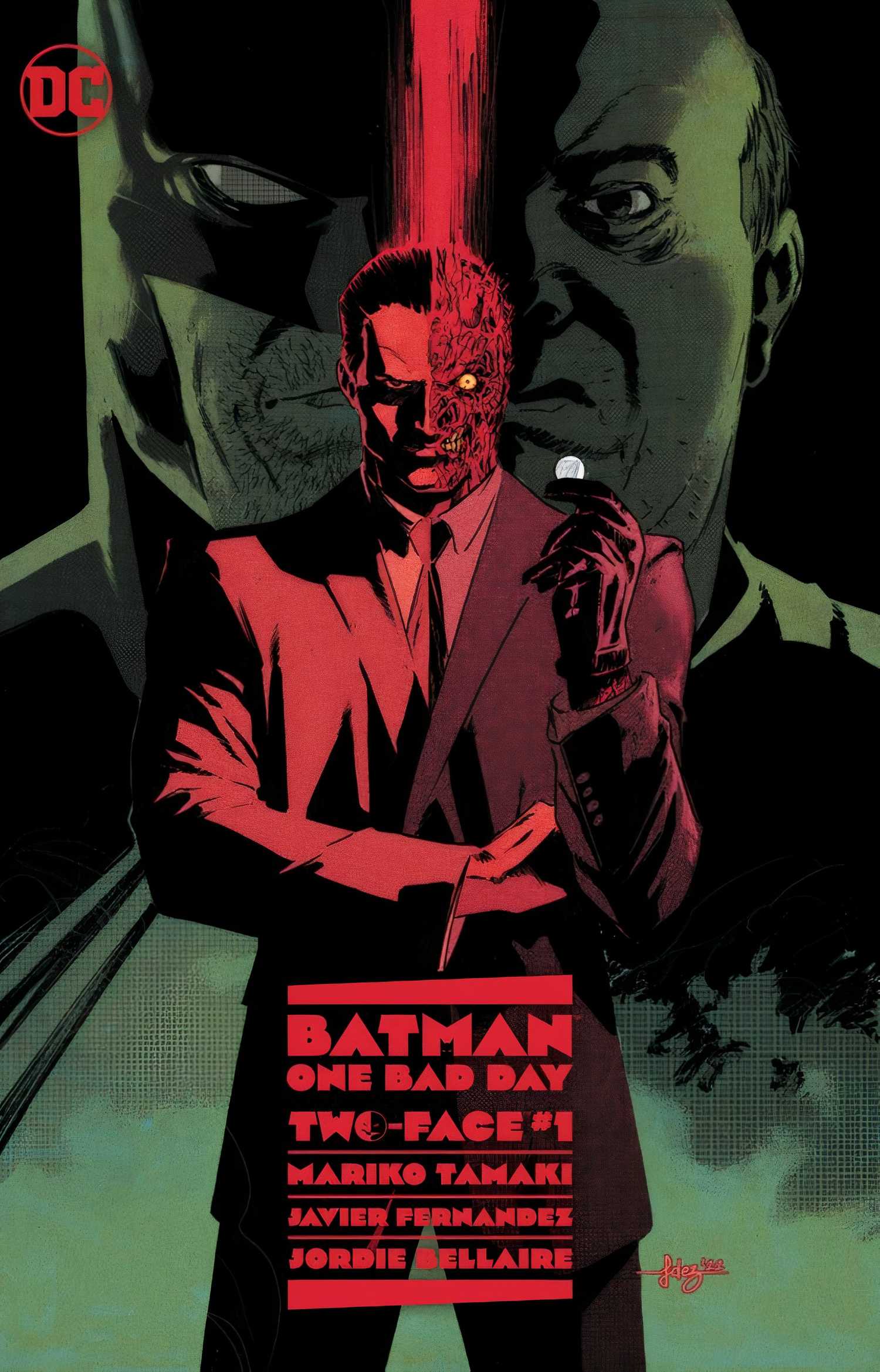 Batman One Bad Day Two Face #1 main cover