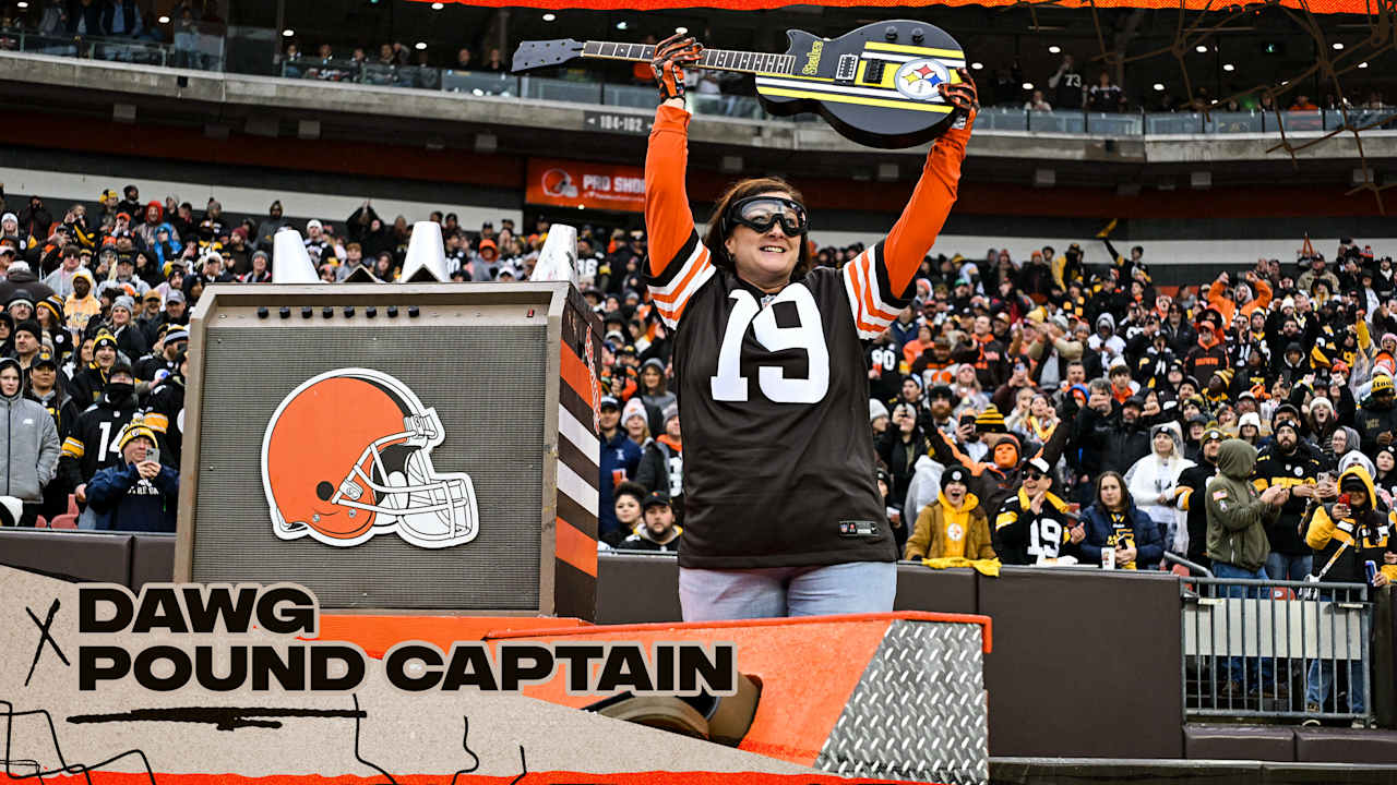 Kimberly Dunlap Kane serves as Dawg Pound Captain ahead of Week 17 vs. the Steelers