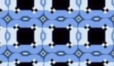 Woah, this optical illusion isn't slanted? I feel sick