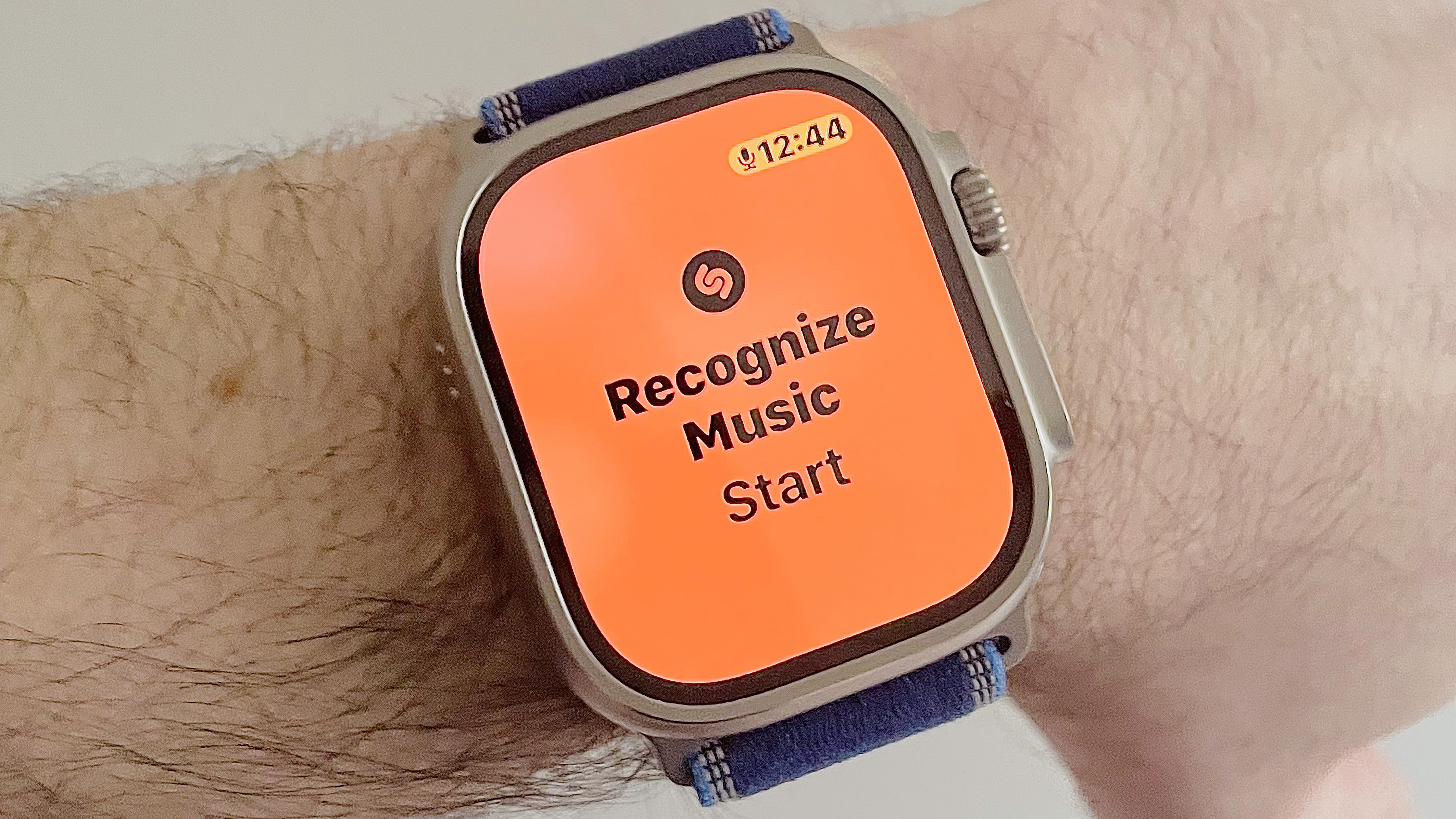 Close-up of the Apple Watch Ultra 3 in silver