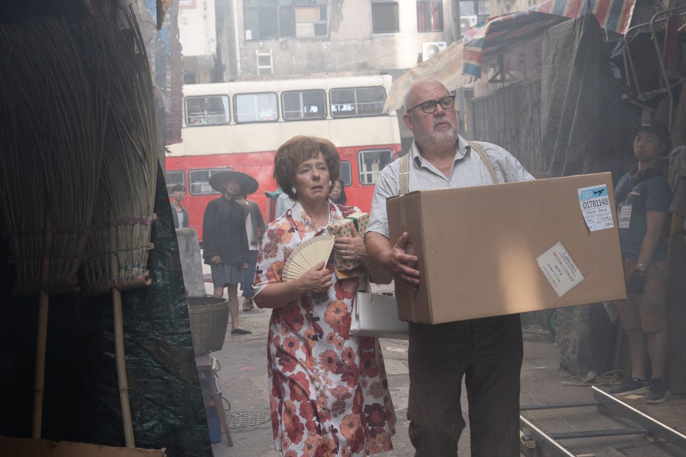 call the midwife christmas special 2025 violet and fred buckle wondering around hong kong with a box