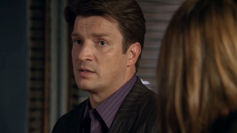 Nathan Fillion's Richard Castle speaking in Castle