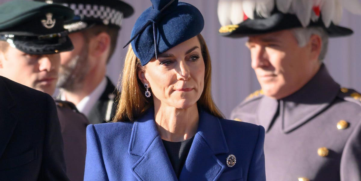 Kate Middleton Rewears a Blue Coat With a Meaningful Message