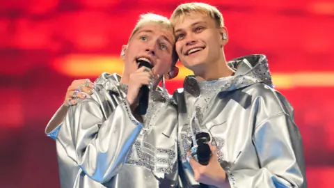 Getty Images The pop band VÆB represented Iceland at the 2025 Eurovision Song Contest