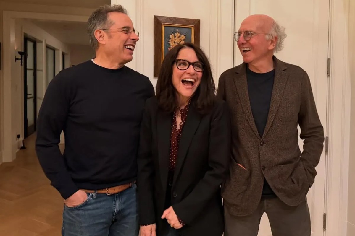 Jerry Seinfeld, Julia Louis-Dreyfus, and Larry David unite for Christmas and more star snaps - Page Six