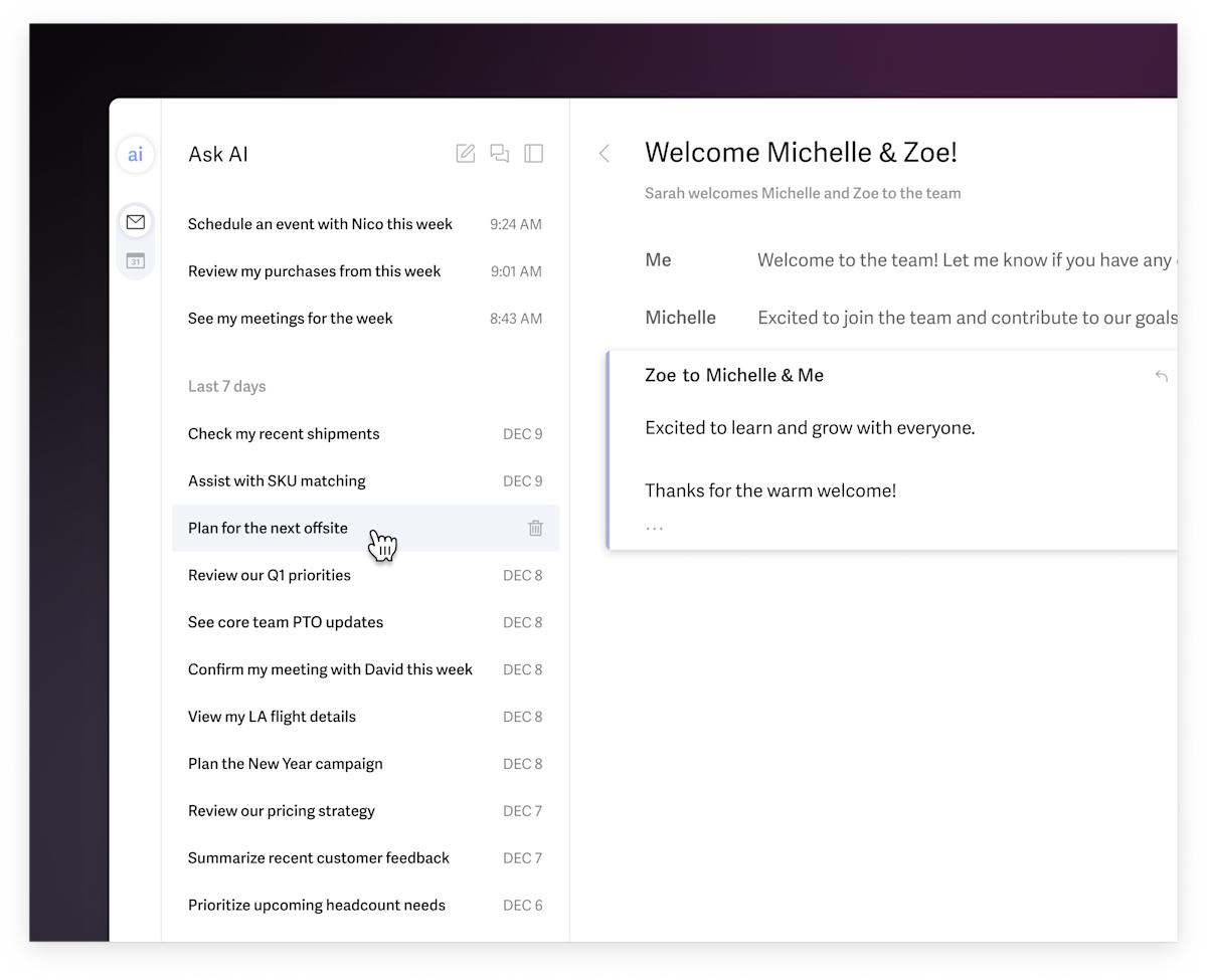 Superhuman (formerly Grammarly) has some AI updates for its Superhuman Mail app