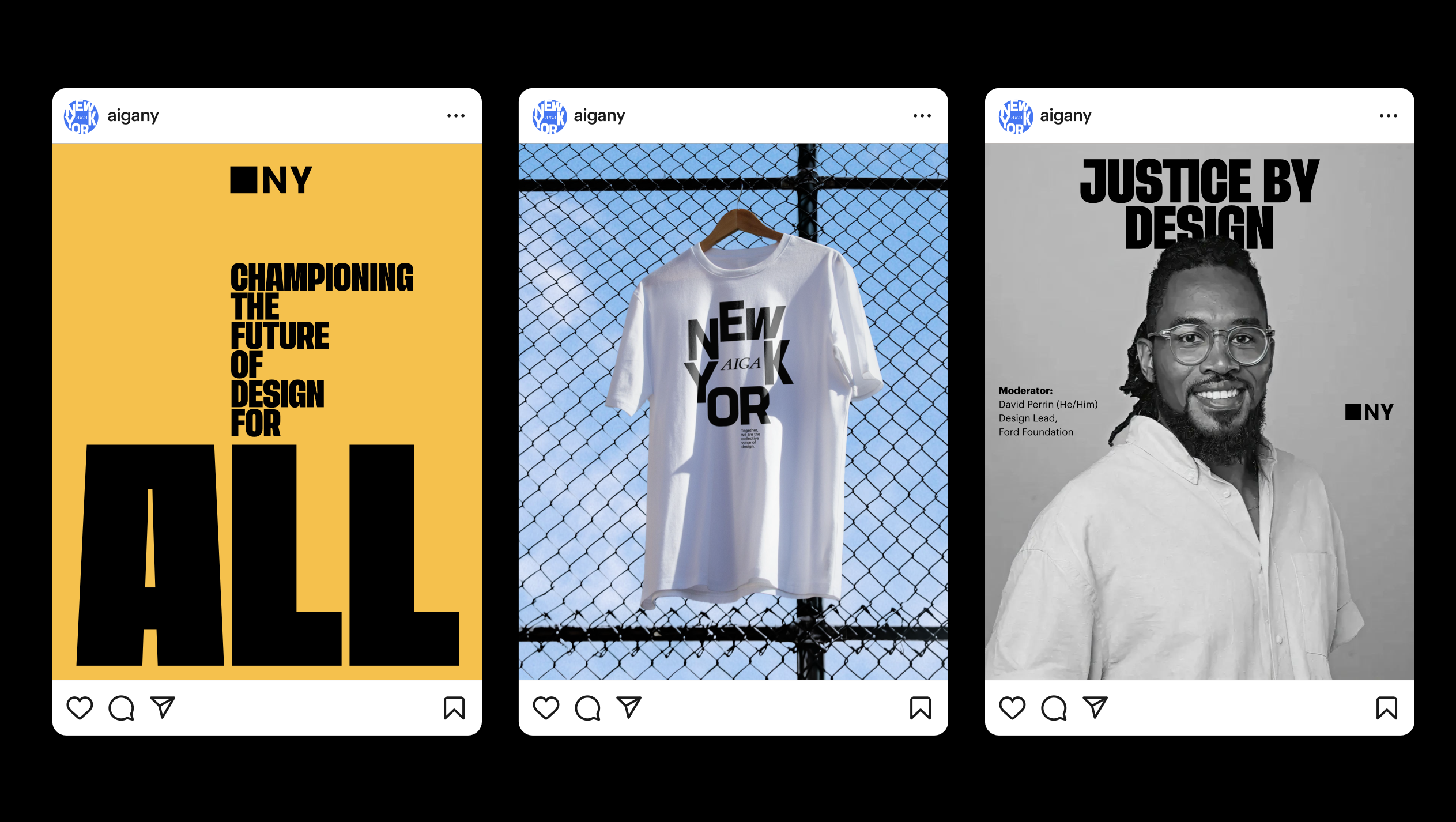 AIGA NY logo and branding