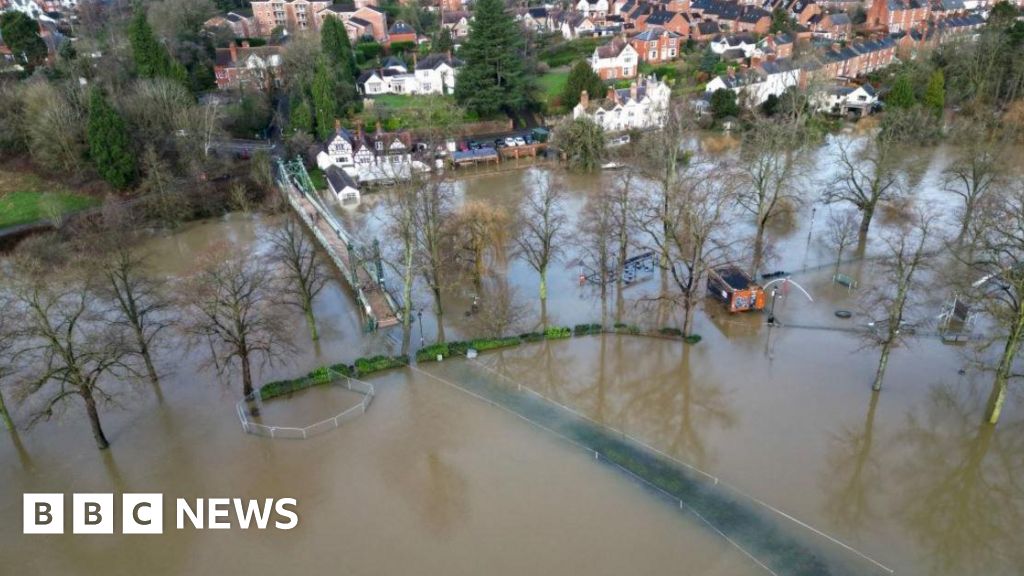 Flood warnings for Shropshire rivers following heavy rain