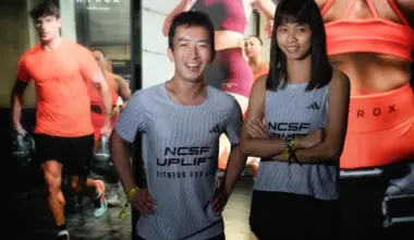 From left: Visually impaired athletes Dennard Lee and Valerie Ng who will be competing in the Adaptive Division of Hyrox photographed on Nov 29, 2025.