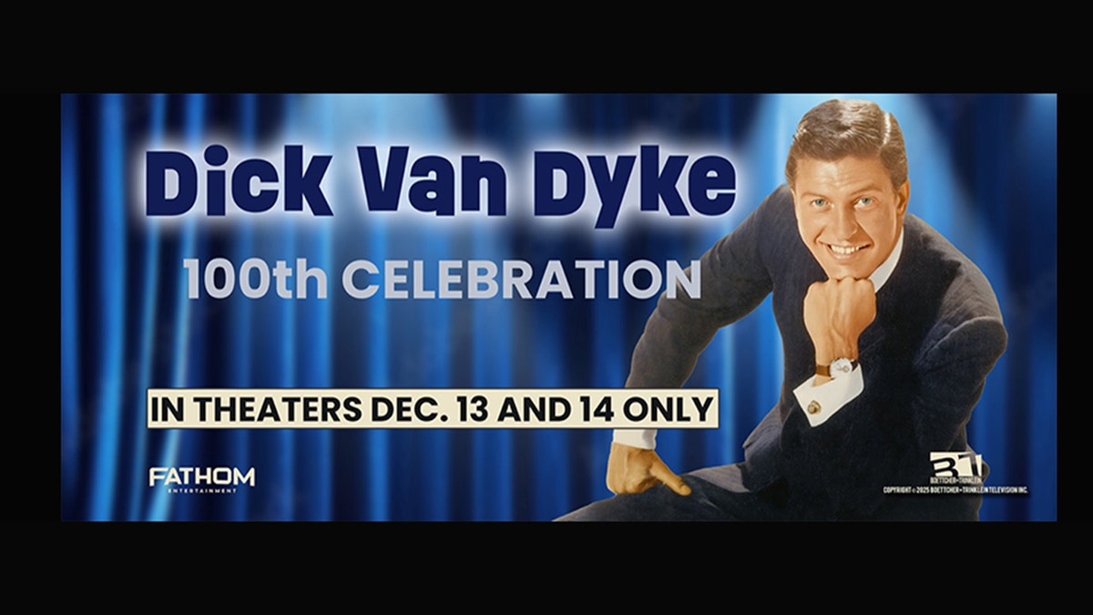 Poster for "Dick Van Dyke: 100th Celebration."