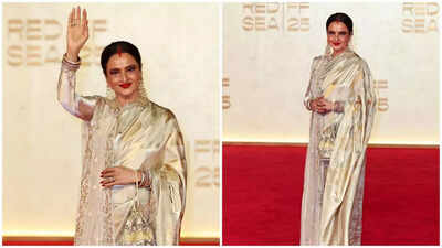 Rekha delivers a heartfelt, poetic speech at Umrao Jaan Red Sea International premiere, 'I learnt what not to do'