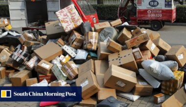 China delivers record 180 billion parcels in 11 months as shoppers chase deals