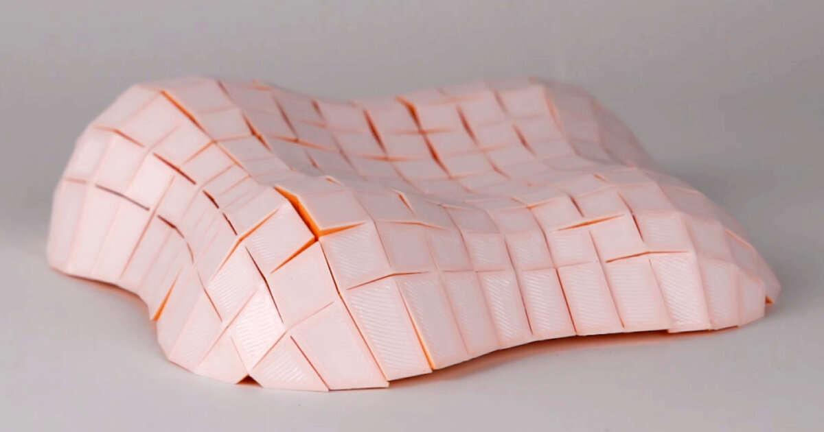 flat objects turn into 3D modular emergency habitats using a string