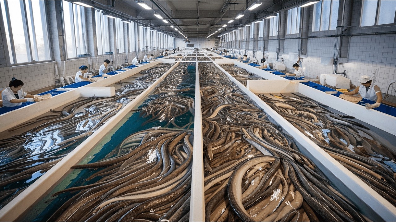 With over 240 tons produced annually and controlling more than 70% of the global market, China is turning eel into aquaculture gold and operating mega-farms that lead the world in the production of this premium protein.