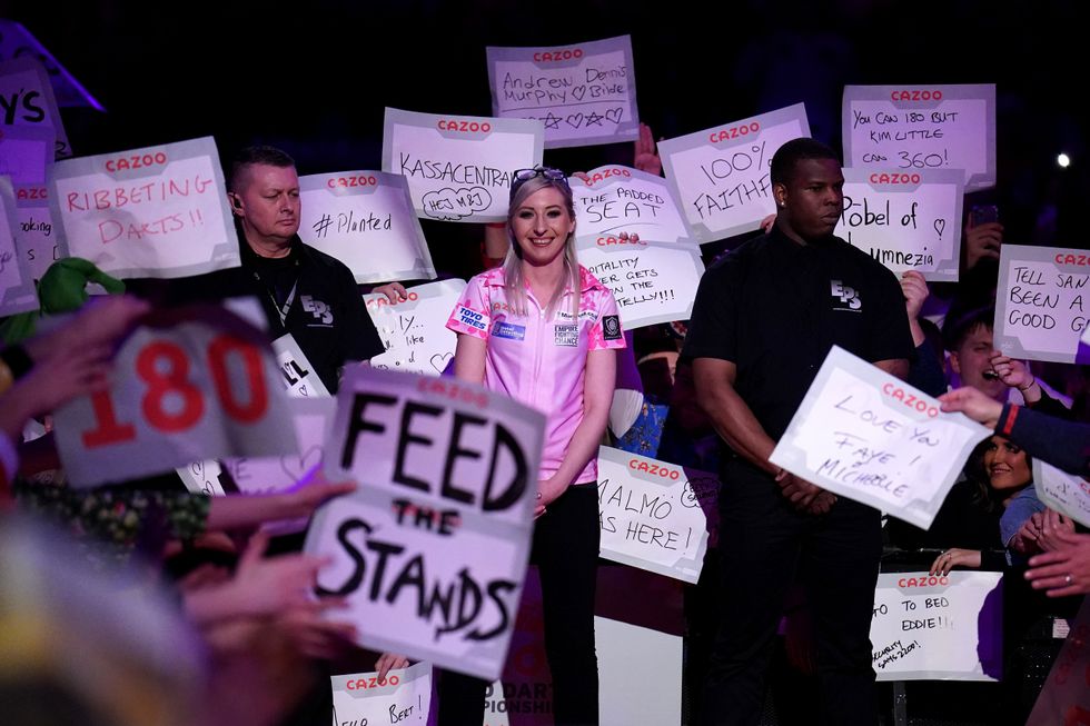 Fallon Sherrock is a popular figure at Ally Pally