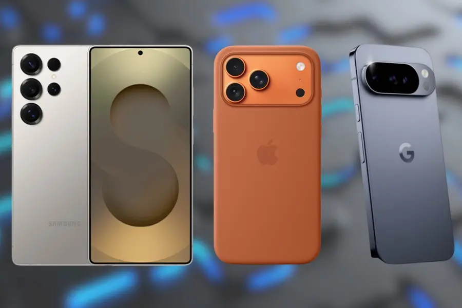 Galaxy S25 Ultra, iPhone 17 Pro Max and Google Pixel 10 Pro XL