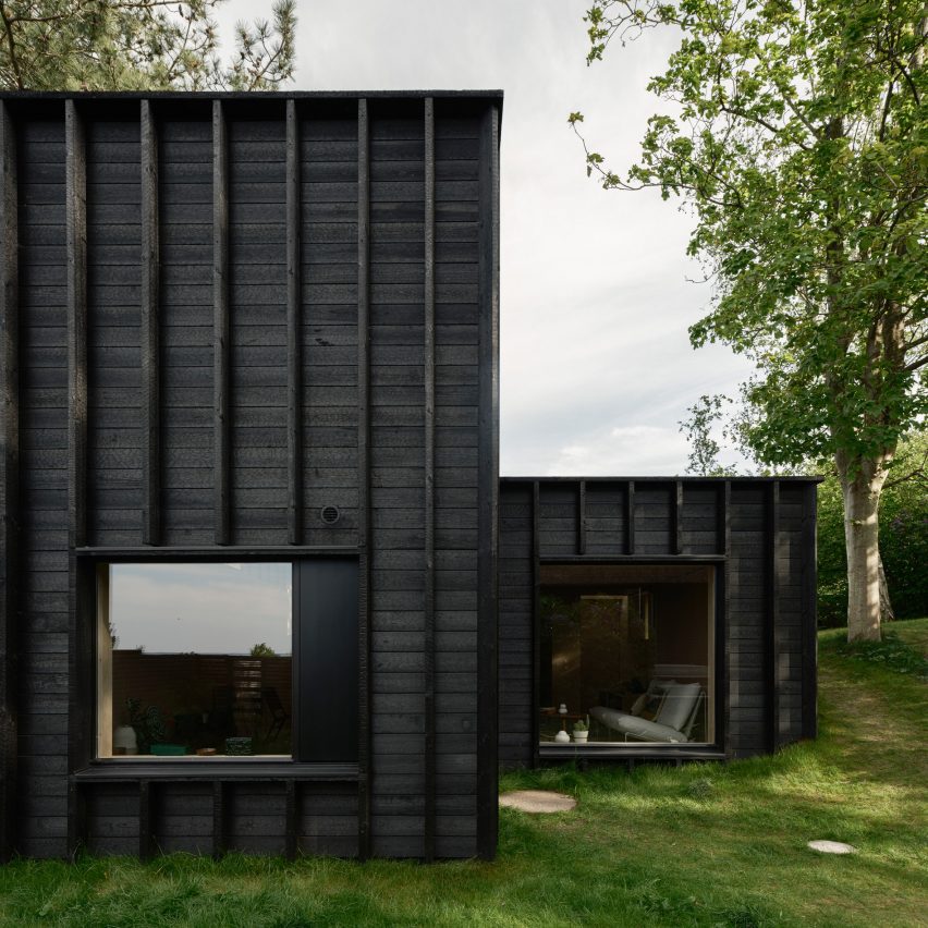 House with a Hidden Atrium extension by Förstberg Ling