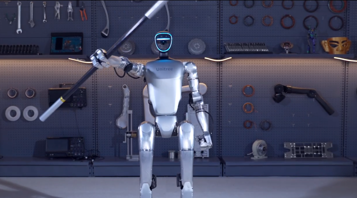 Elon Musk shares video of Unitree G1 humanoid robots pulling off backflips at concert · TechNode