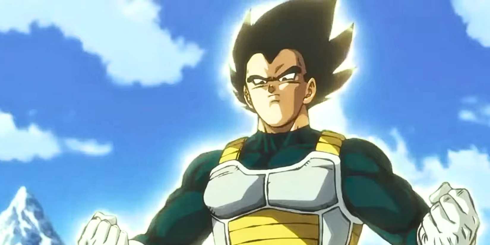 Vegeta using Super Saiyan Power in Dragon Ball Super: Broly