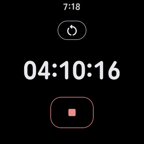 google pixel watch 4 aod countdown