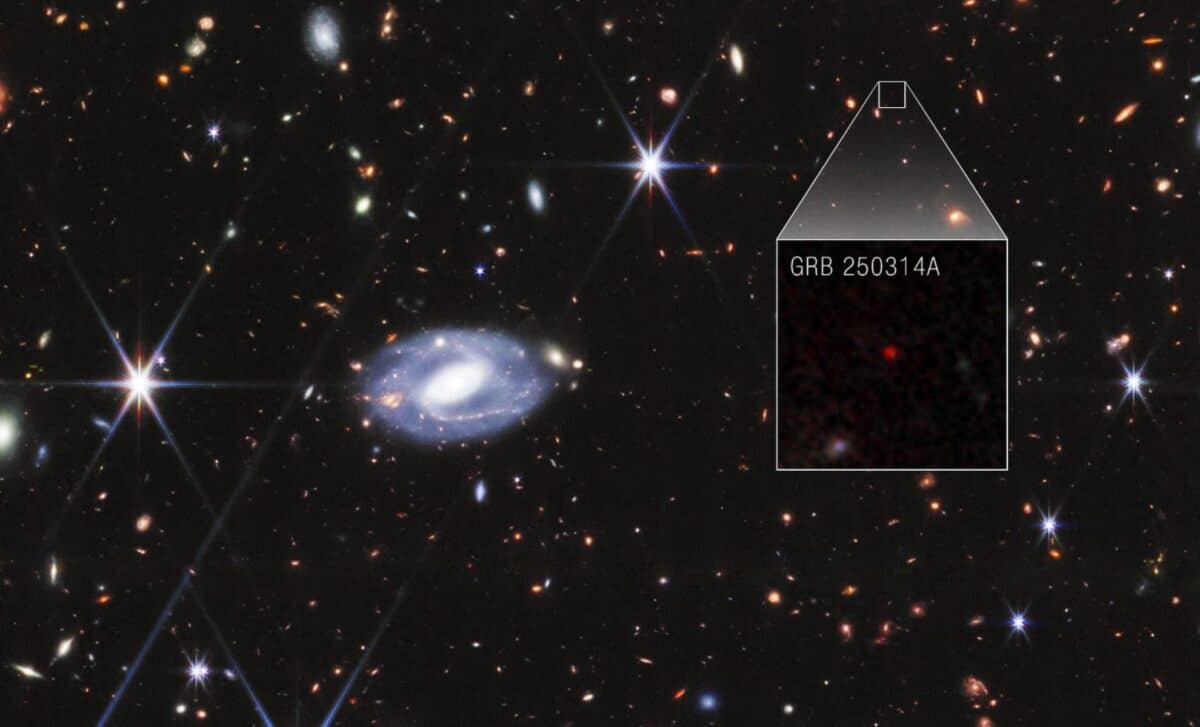 Grb 250314a, The Most Distant Supernova Spotted ©a. Pagan (stsci))