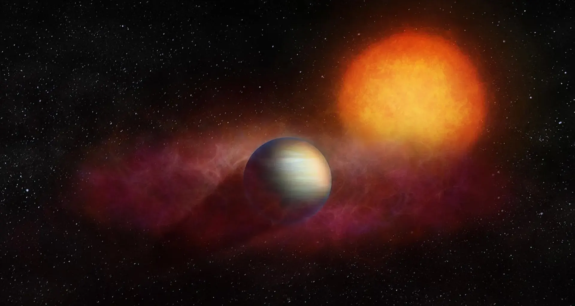 James Webb catches a giant helium cloud pouring off a puffy planet