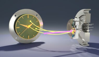 A laser illuminating the electrodeposited thorium