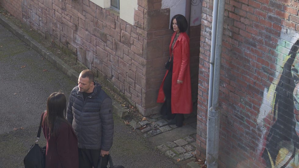 gemma johnson, warren fox and mercedes mcqueen in hollyoaks