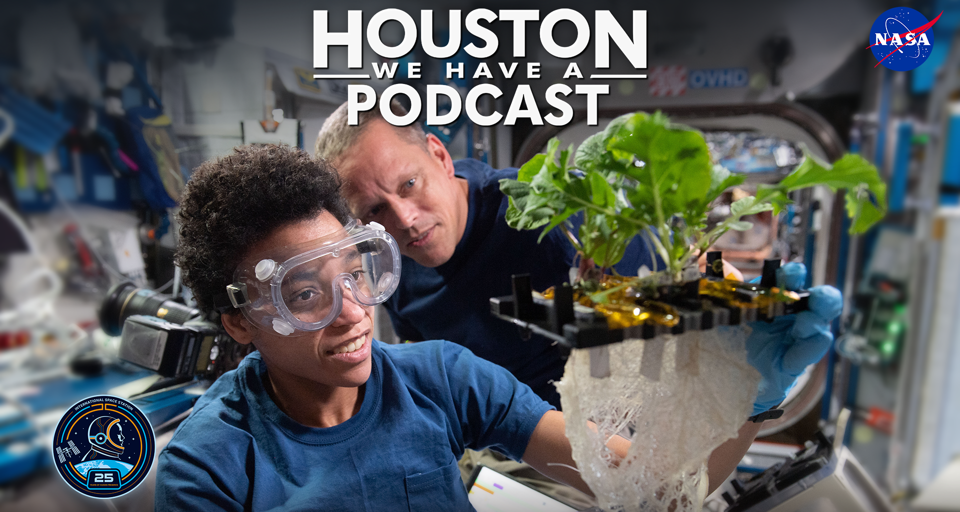 The cover art display for the Houston We Have a Podcast podcast.
