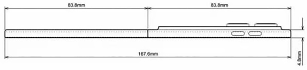 iPhone Fold Leaked schematics for dimensions 3