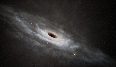 Black hole in outer space