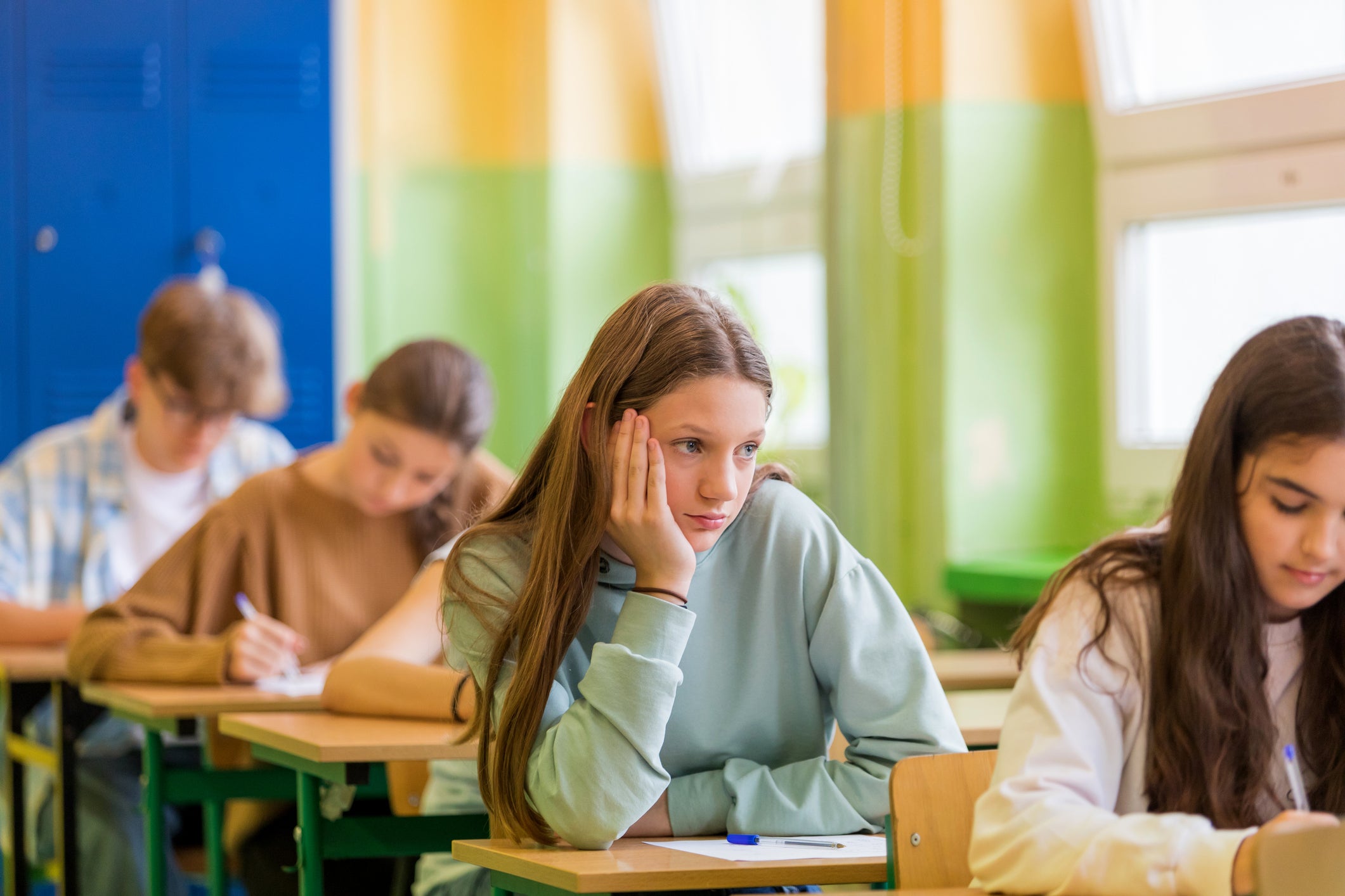 More than a third of pupils surveyed said they felt teachers rarely or never understood their anxiety