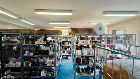 Eva Lin's warehouse.