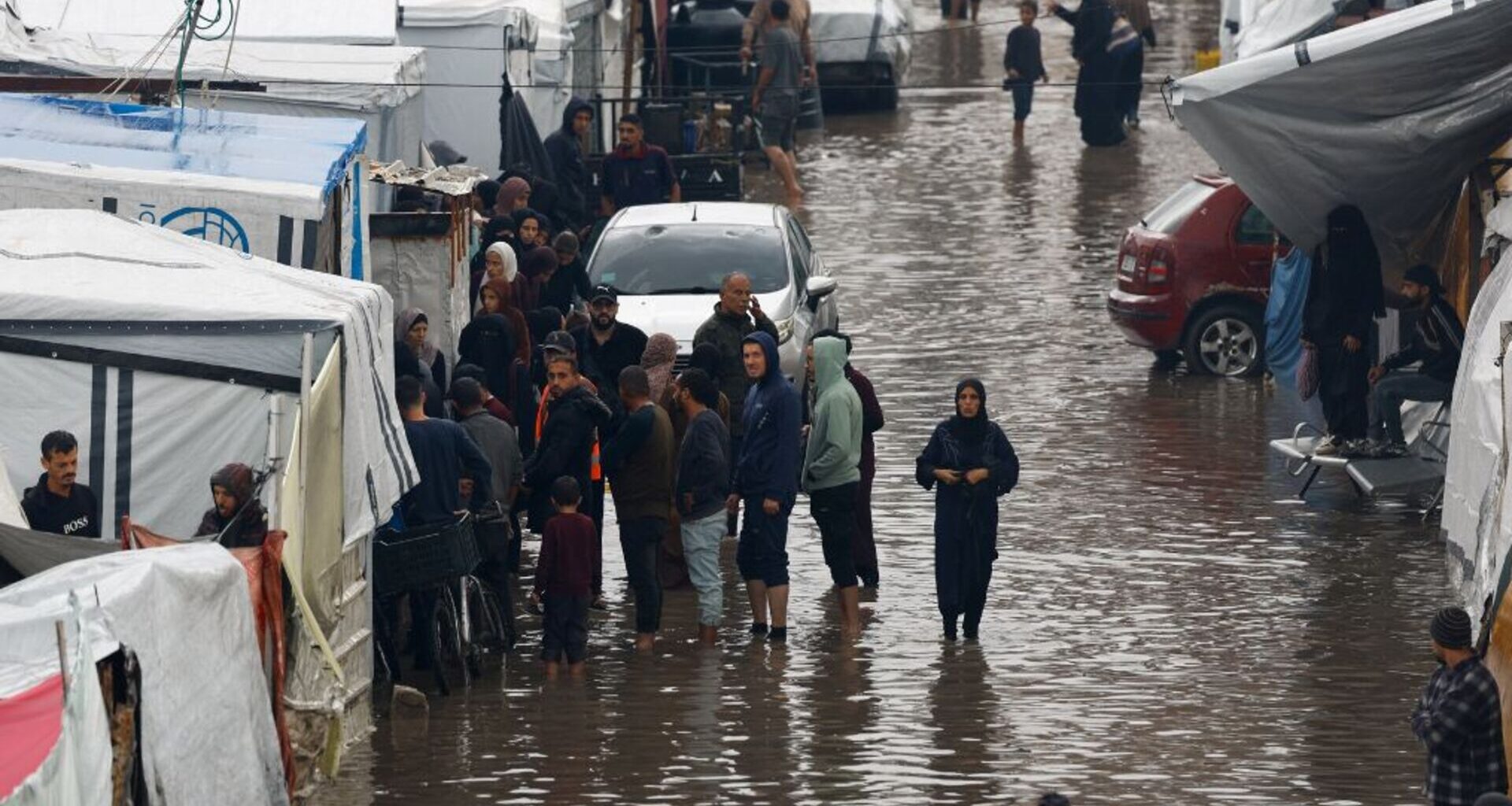 Tents flood, families seek shelter as Storm Byron bears down on Gaza | Israel-Palestine conflict News
