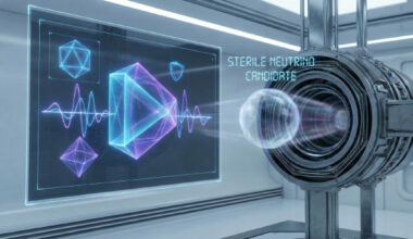 Using data from the MicroBooNE detector, physicists report one of the first searches for a sterile neutrino using two accelerator neutrino beams. Image credit: Gemini AI.