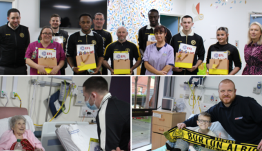 Burton Albion Football Club Christmas visit 2025