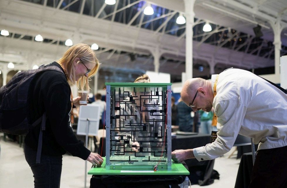 Immersive Experience Network Summit visitors