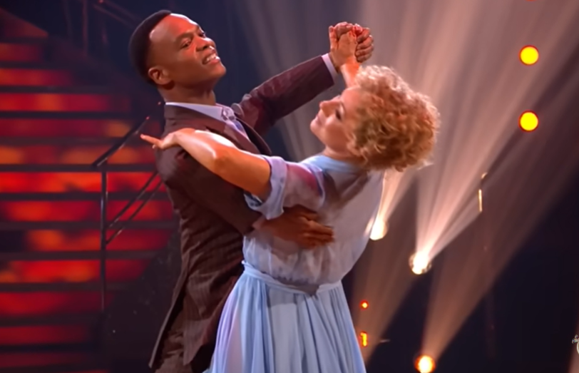 Johannes Radebe and Alex Kingston