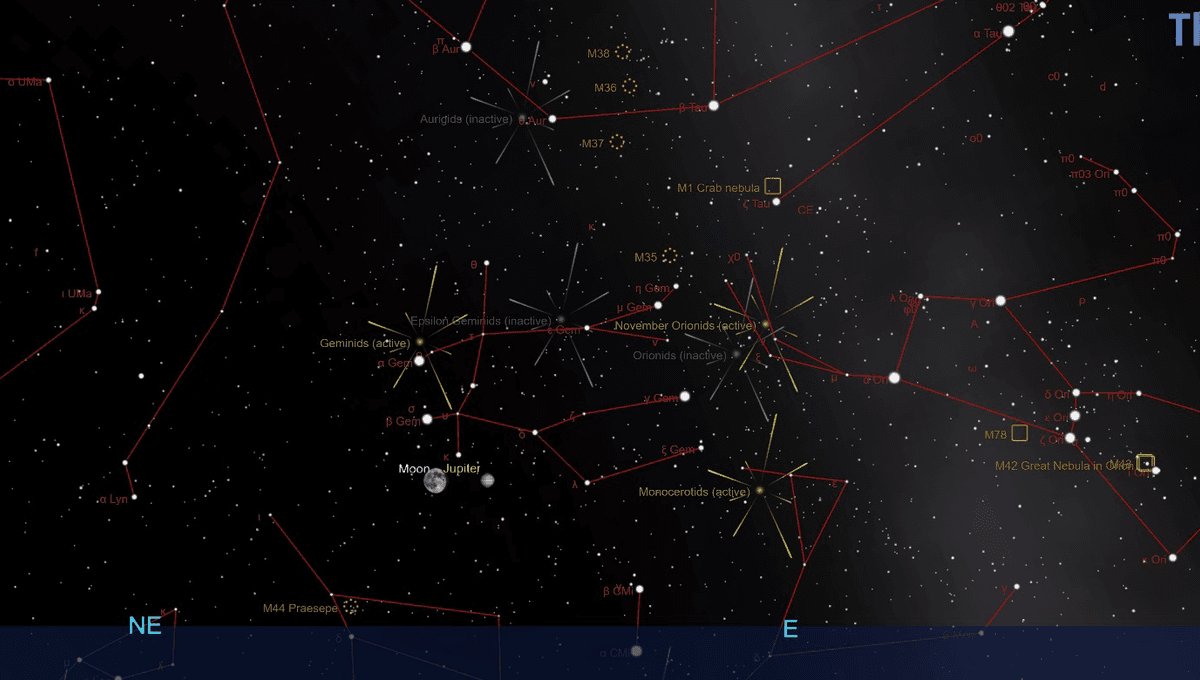 Don't Miss The Moon-Jupiter Conjunction On December 7 As The Two Travel Across The Sky Together